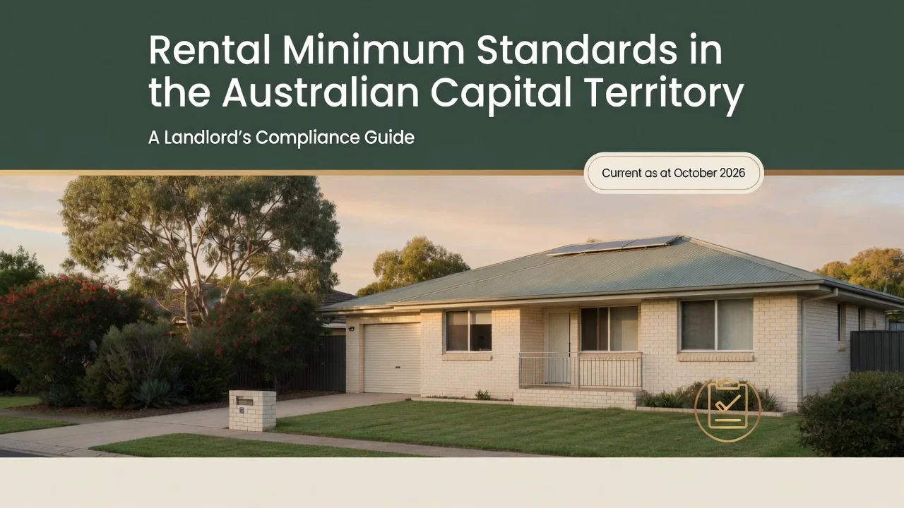 ACT Rental Minimum Standards — Compliance Guide for Landlords
