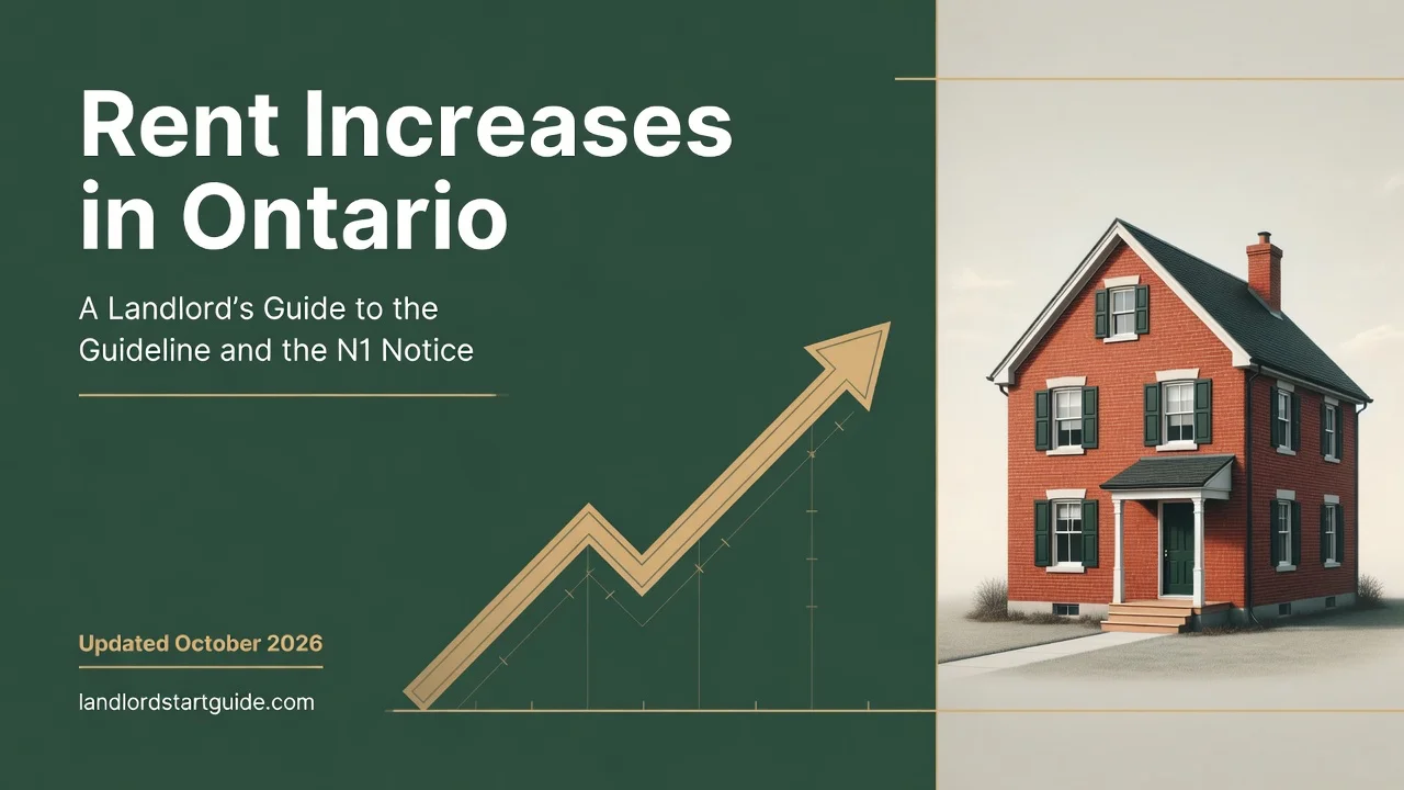 Ontario Rent Increase Guide — N1 Notice Done Right