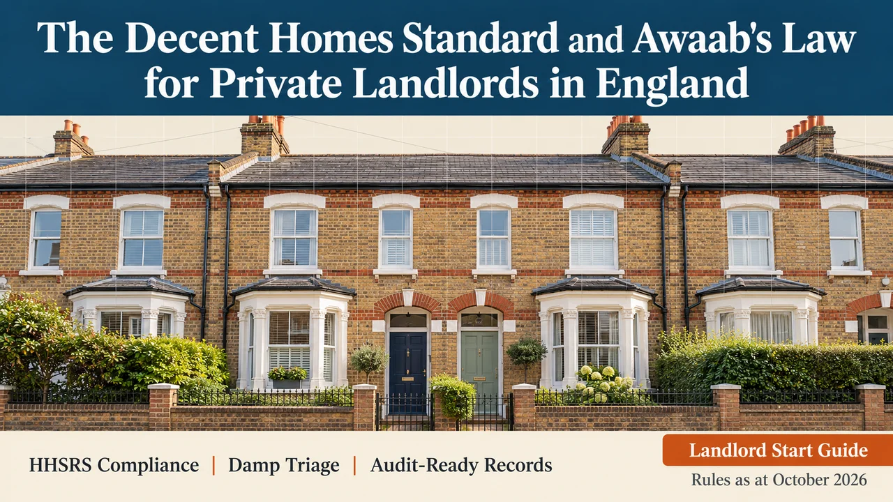 England Decent Homes & Awaab's Law — Landlord Compliance Guide