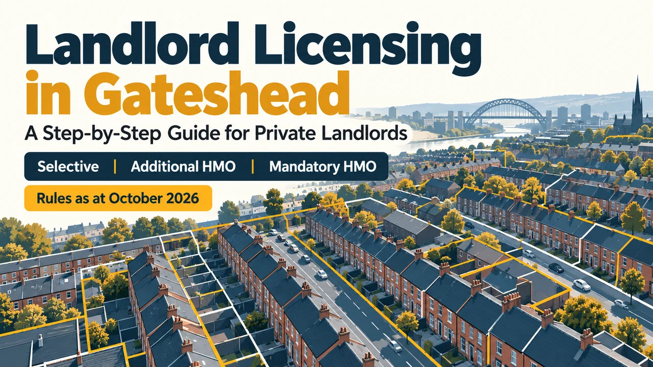 Gateshead Landlord Licensing — Apply Once, Get It Right