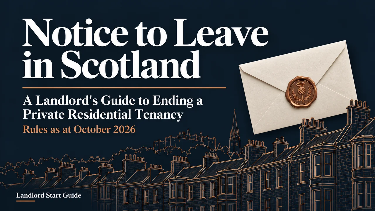 Scotland Notice to Leave — Serve It Right the First Time