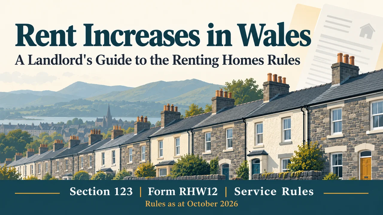 Wales Rent Increase Guide — Form RHW12 Done Right